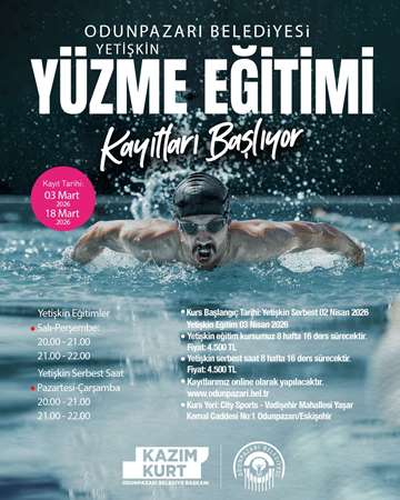 YETİŞKİN EĞİTİM YÜZME KURSLARI  ÖN KAYIT FORMU